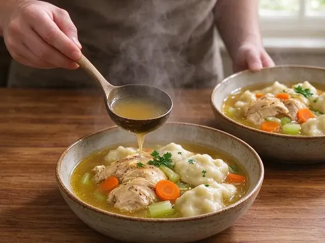Gluten-free chicken and dumplings, step 6