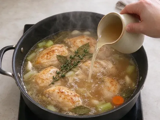 Gluten-free chicken noodle soup, step 3
