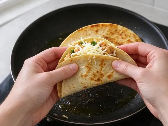 Gluten-free quesadillas, step 5
