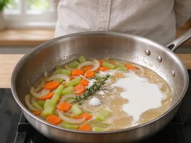 Gluten-free chicken pot pie, step 4