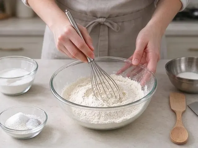 Gluten-free vanilla cupcakes, step 2