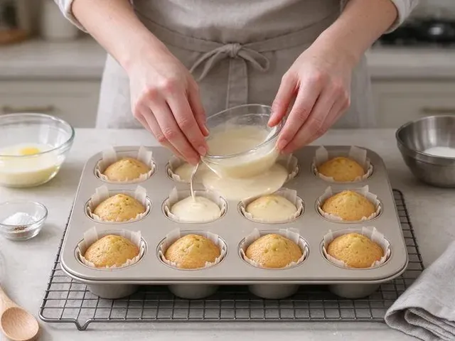 Gluten-free vanilla cupcakes, step 4