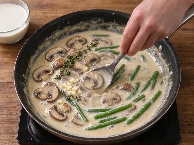 Gluten-free green bean casserole, step 5