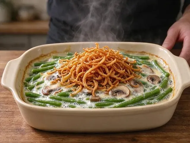 Gluten-free green bean casserole, step 6