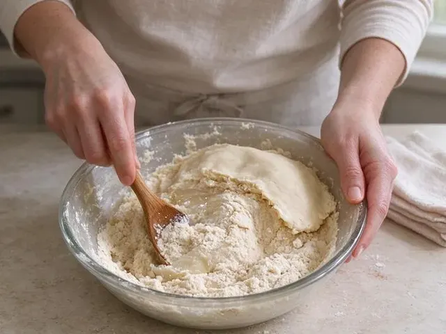 Gluten-free apple pie, step 2