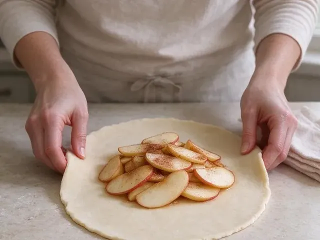 Gluten-free apple pie, step 4