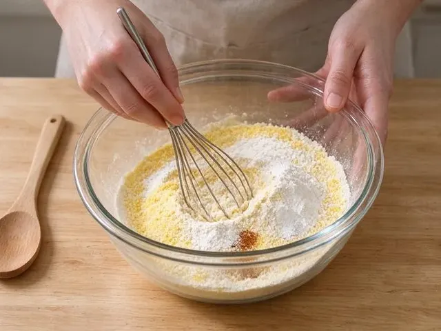 Gluten-free cornbread, step 3