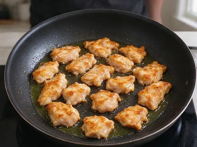 Gluten-free sweet and sour chicken, step 2