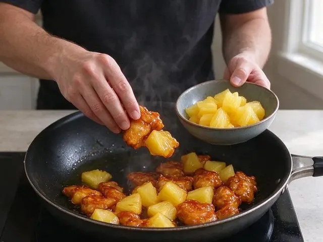 Gluten-free sweet and sour chicken, step 3