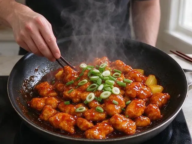 Gluten-free sweet and sour chicken, step 6