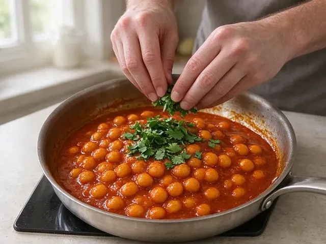 Chana masala, step 6