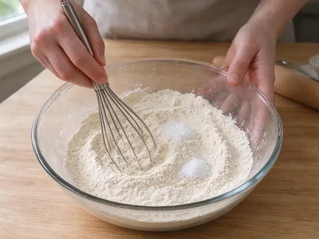 Gluten-free pie crust, step 1