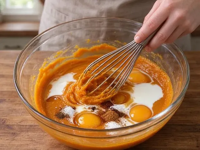 Gluten-free pumpkin pie, step 4