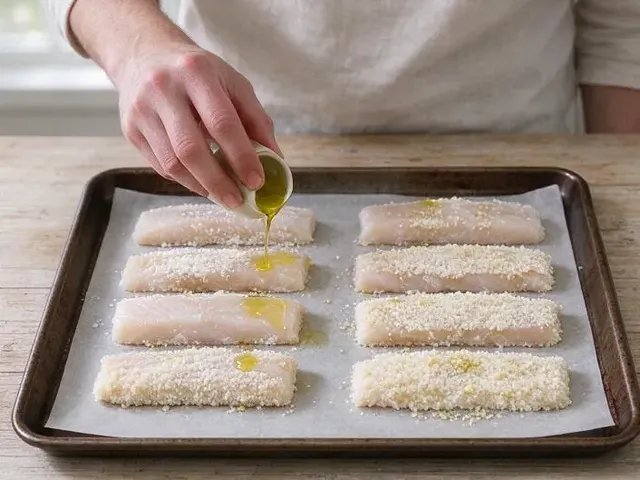 Gluten-free fish sticks, step 3
