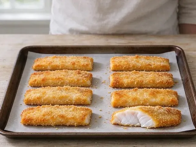 Gluten-free fish sticks, step 5