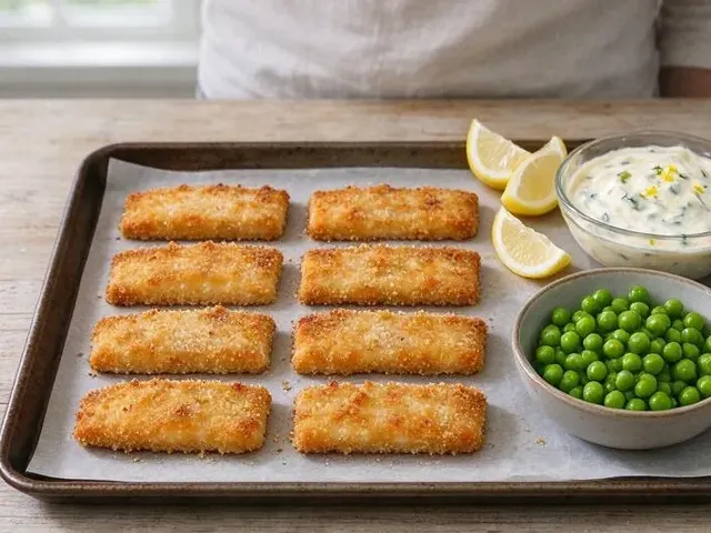 Gluten-free fish sticks, step 6