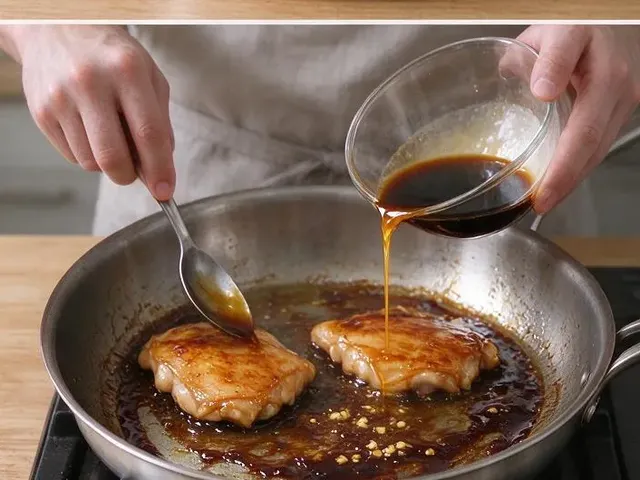 Gluten-free teriyaki chicken, step 4