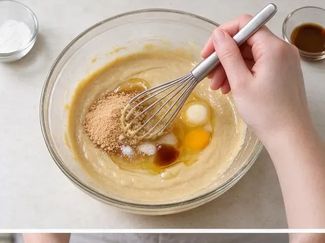 Gluten-free banana bread, step 3