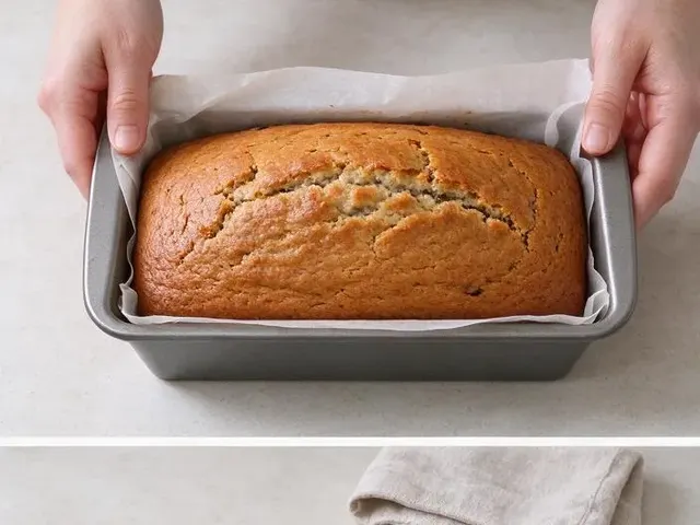 Gluten-free banana bread, step 6