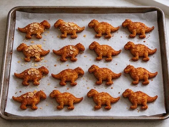 Gluten-free dino nuggets, step 5
