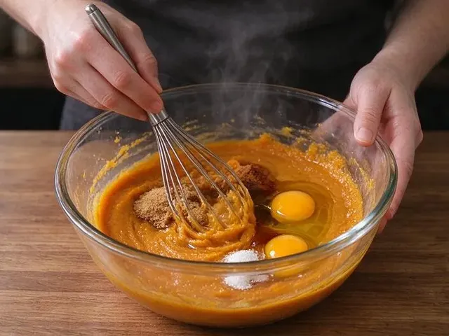 Gluten-free pumpkin bread, step 2
