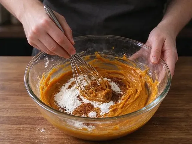 Gluten-free pumpkin bread, step 3