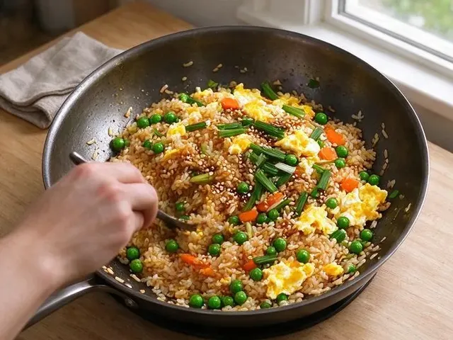 Gluten-free fried rice, step 6