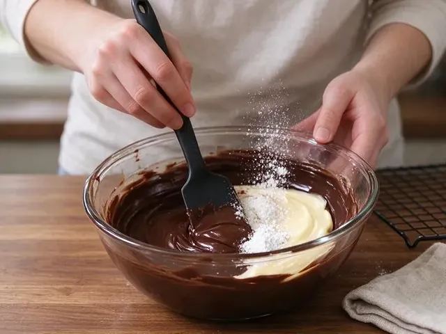 Gluten-free chocolate cake, step 5