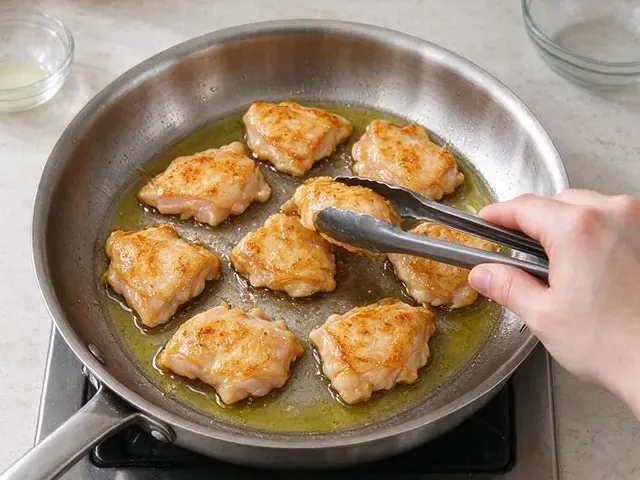 Gluten-free orange chicken, step 3
