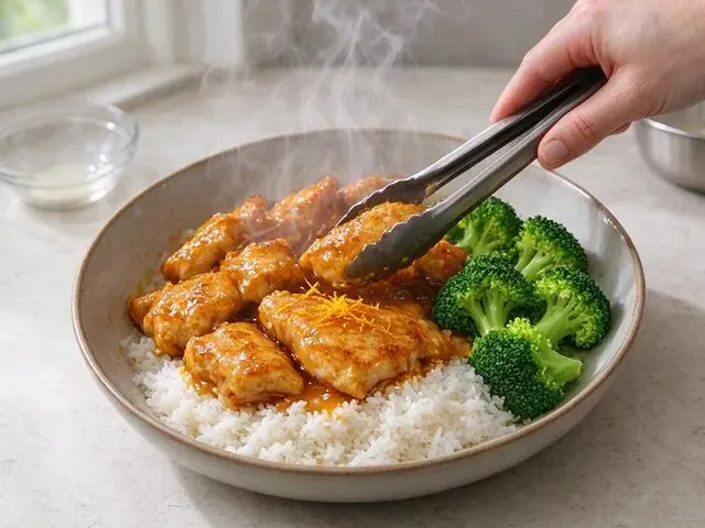 Gluten-free orange chicken, step 7