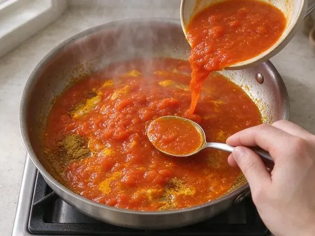 Gluten-free chicken tikka masala, step 5