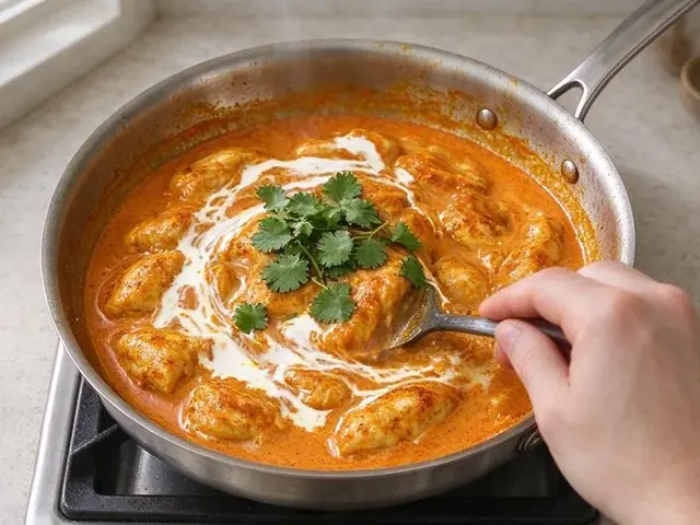 Gluten-free chicken tikka masala, step 6