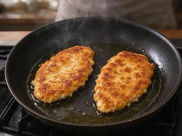 Gluten-free chicken parmesan, step 2