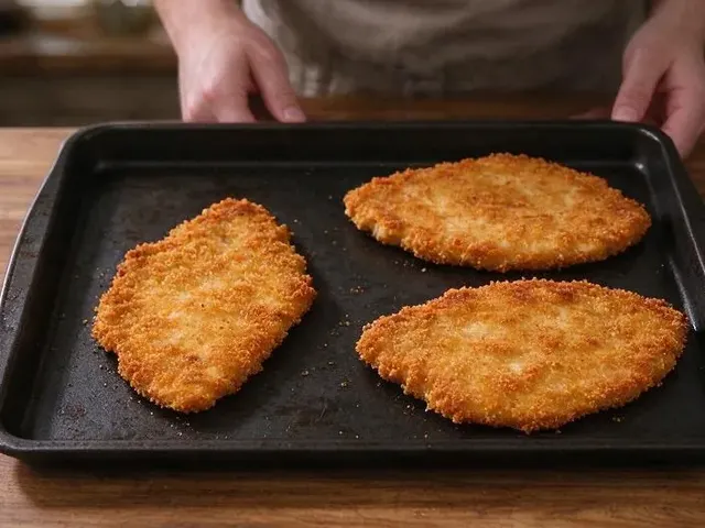 Gluten-free chicken parmesan, step 3