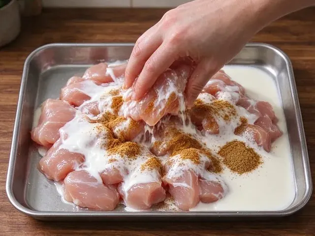 Gluten-free butter chicken, step 1