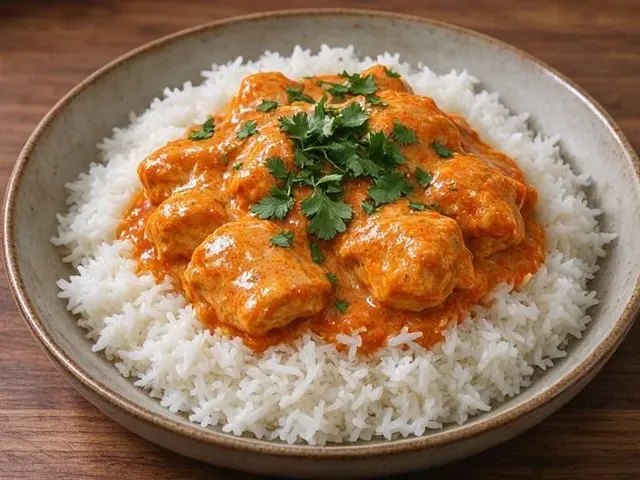 Gluten-free butter chicken, step 6
