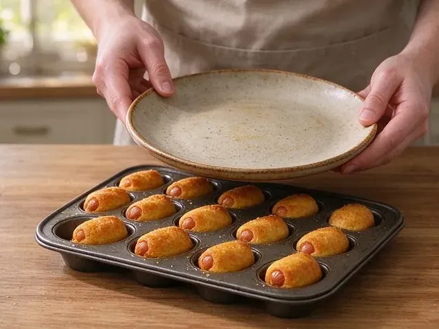 Gluten-free corn dogs, step 4