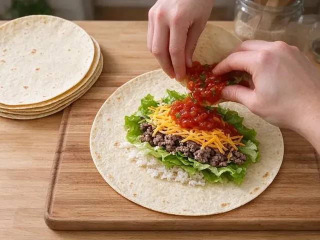 Gluten-free burritos, step 6