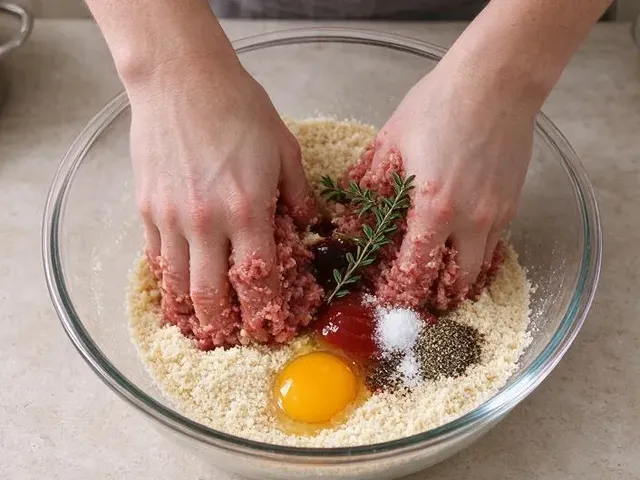 Gluten-free meatloaf, step 2