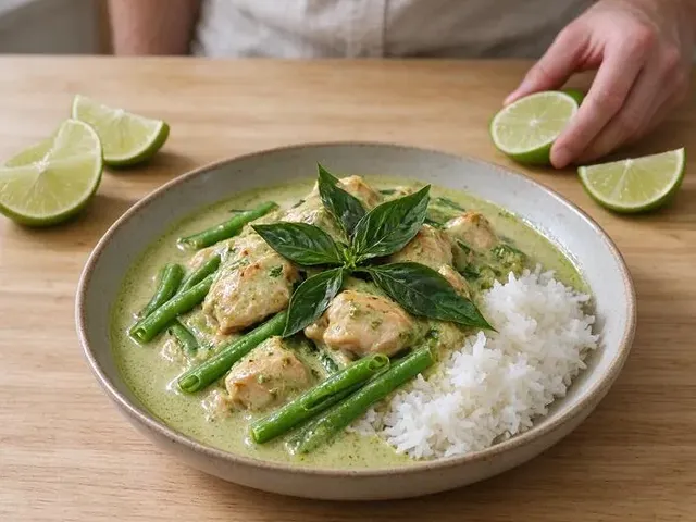 Gluten-free Thai green curry, step 6