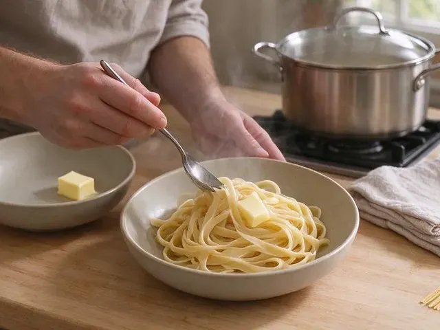 Gluten-free butter noodles, step 2