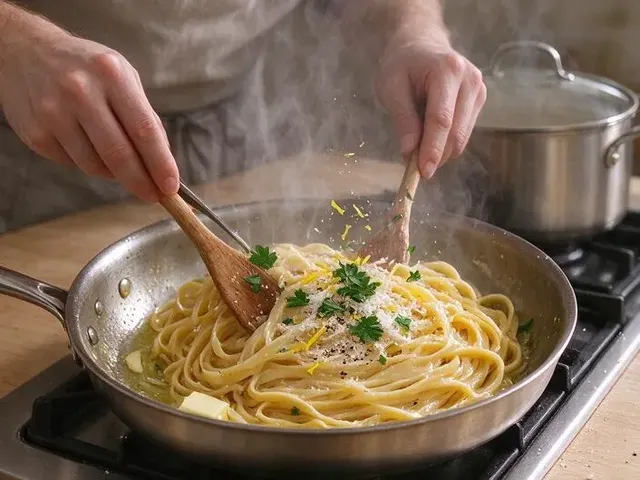 Gluten-free butter noodles, step 5