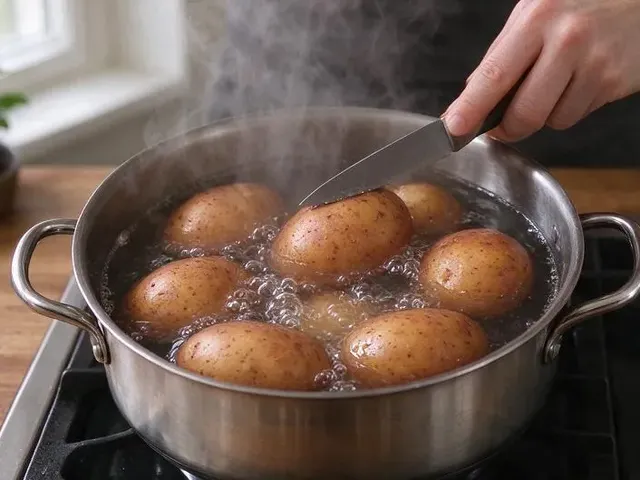 Gluten-free gnocchi, step 1