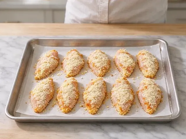 Gluten-free baked chicken tenders, step 4