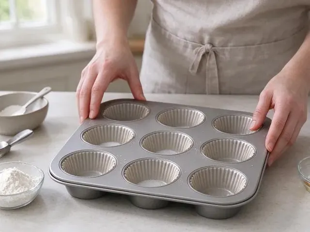 Gluten-free muffins, step 1