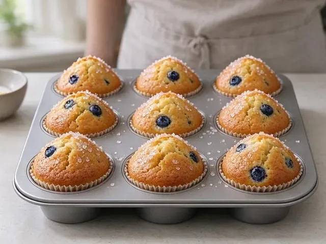 Gluten-free muffins, step 7