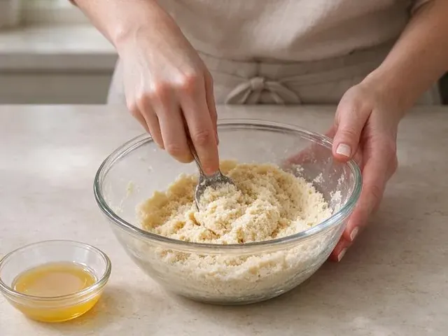 Dairy-free cheesecake, step 2