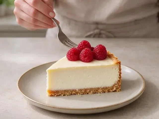 Dairy-free cheesecake, step 6