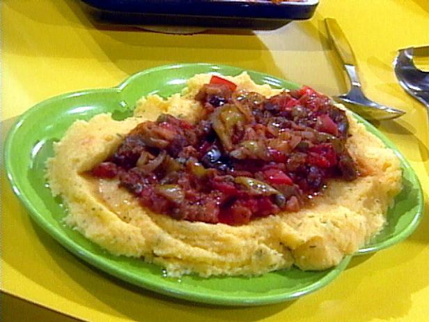 Caponata and Herb Polenta Caponata and Herb Polenta