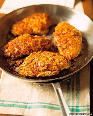 Almond-Crusted Chicken Almond-Crusted Chicken